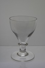 Pan Top Regency Glass Rummer Capstan Stem Ogee Bowl Georgian C1825