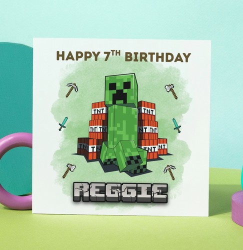 Minecraft style personalised - minecraft,