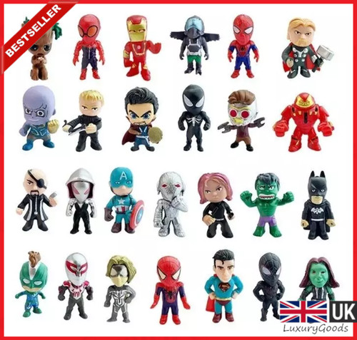 26pcs mini superhero model - 26pcs,