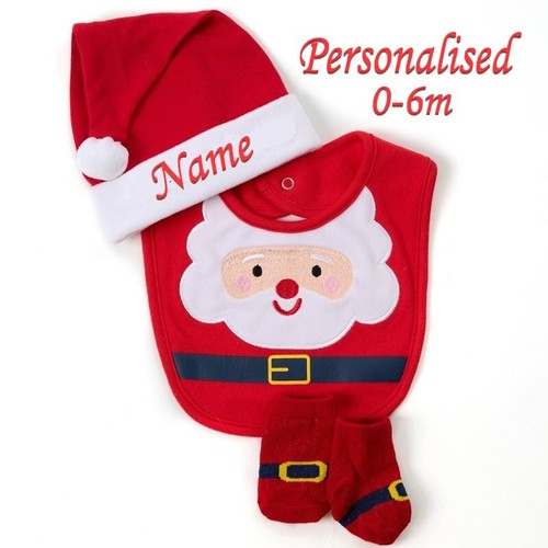 Personalised name baby santa - personalised,