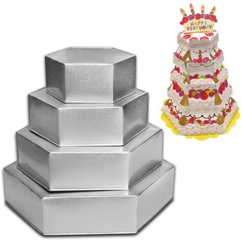 Tier hexagon multi layer - 4, multi-layer