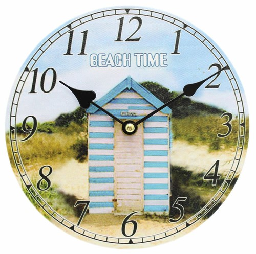 Nautical wooden wall clock - wooden,