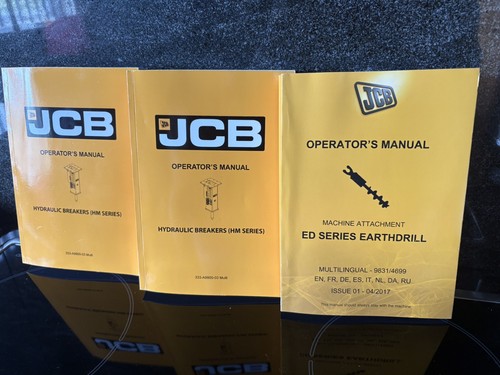 Jcb operators manuals - operators, x