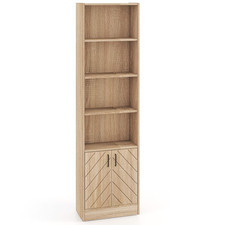 COSTWAY 6-Tier Bookshelf 180cm