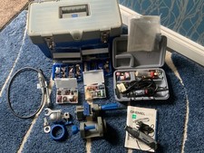 Dremel 395 Multi-Tool Type 5 + Dremel Light  + Accessories Clamp Extension etc