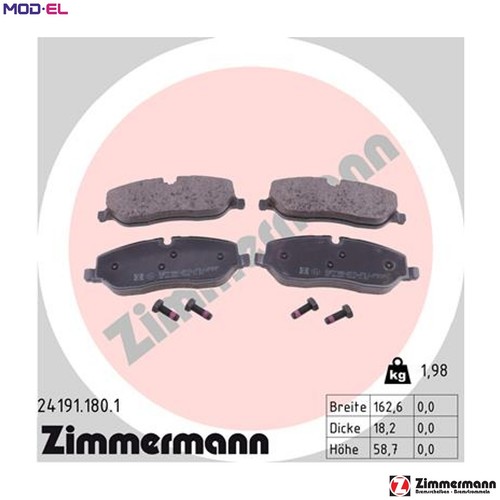 Brake pad set disc - pad,