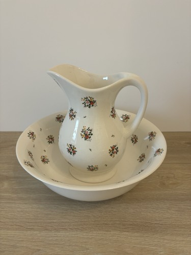Vintage shepherds heath jug - heath,