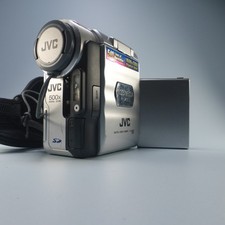 JVC GR-DX100EK Handheld MiniDV Camcorder Silver Tested