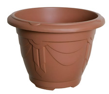 Square Round Plastic Design Plant Pot Garden Flower Water Indoor Outdoor Planter
