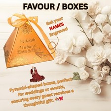 100 Card Gift Favour Boxes Weddings  (gold, Purple, Pearl White, Black) 