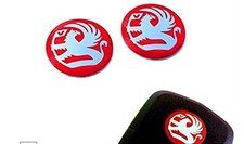 VAUXHALL 2 x NEW KEY FOB BADGE