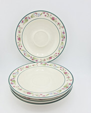 4 Tienshan Stoneware Saucers