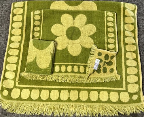 Vtg cannon towel set large - cannon,