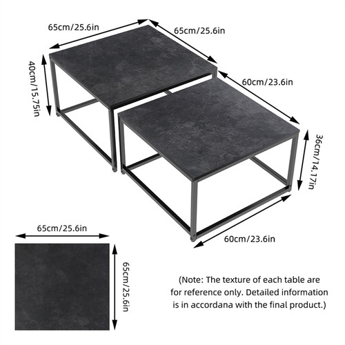 2pcs extendable marble - extendable, coffee
