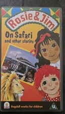 Rosie and Jim VHS Rare Tape x 2 Video Cassette Tapes Vintage