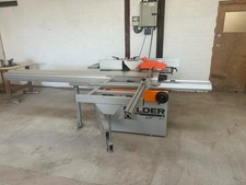 Felder CF 531 Combination Woodworking Machine with Power Feed Unit, seen working