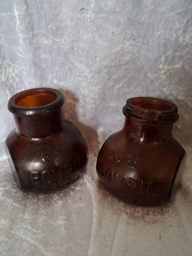 Vintage glass bovril - vintage,