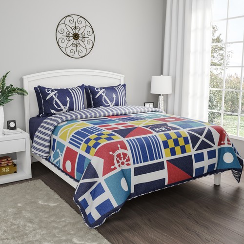Quilt bedspread set - quilt,
