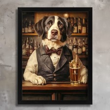 Border Collie Dog Print