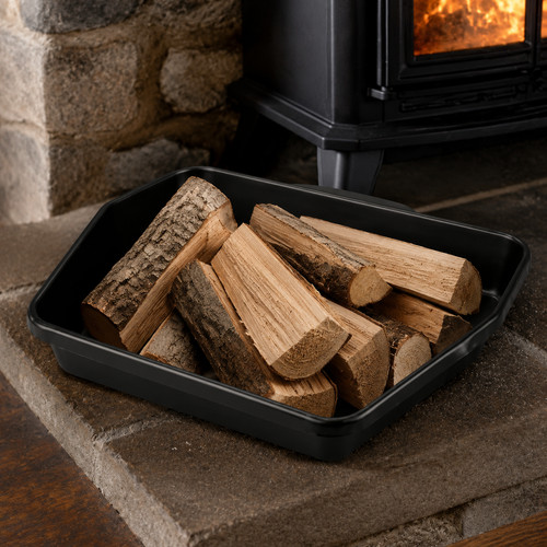 Metal ashpan fireside - 11", ash