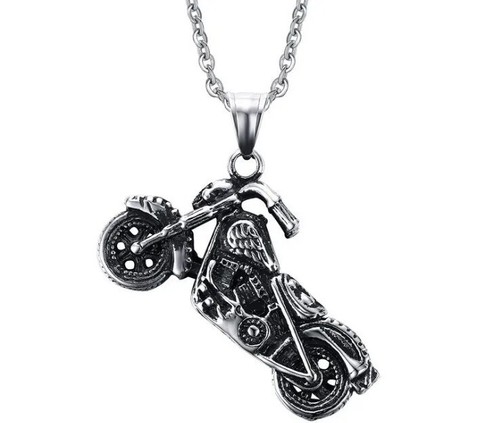 Motorbike motorcycle necklace - motorcycle,