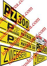 PZ Haybob 300 stickers / decals