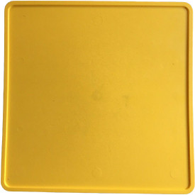 Kart number board yellow - kart,