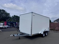 BRAND NEW 400CM X 200CM X 200CM TWIN AXLE BOX TRAILER WITH BARN DOORS 2700KG BRA