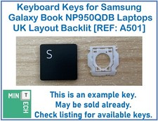 Keyboard Replacement Keys for Samsung Galaxy Book NP950QD Laptops UK Backlit