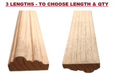 Dado Rail Decorative Moulding Traditional Style Pinewood 45mm x 115, 91.5 & 76cm