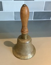 WW2 ARP Hand Bell  James Barwell ~ JB 39, c1939 Home Front / Civil Defence