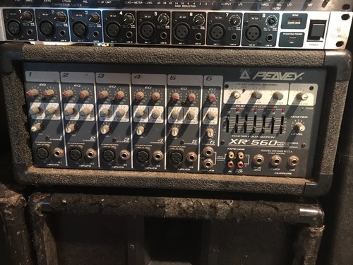 Peavey xr560 powered mixer - peavey,