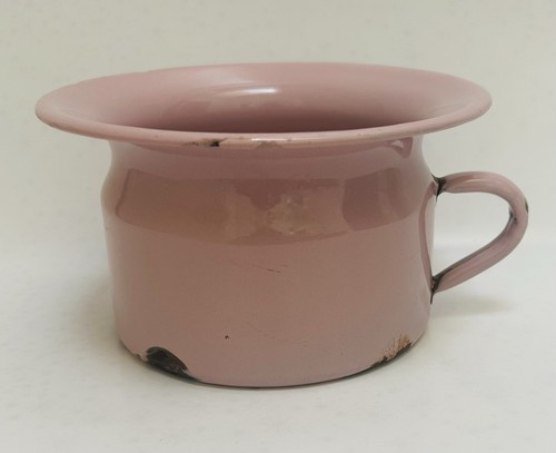 Vintage antique pink - antique, enamel