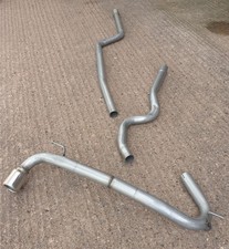 BMW 118D & 120D F20 (12/10-12/15) Silencer Delete Exhaust System 3" ROUND TIP