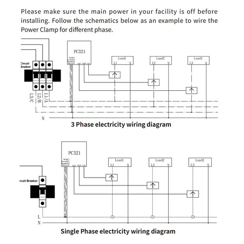 Phase energy monitor smart - 3,