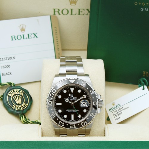 Rolex gmt master 116710ln - rolex,