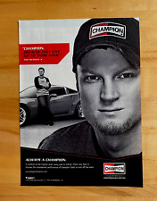 2007 Print Ad Dale Earnhardt Jr Chevrolet Corvette Z06 Champion Spark