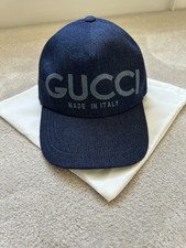 Gucci Lasered Denim Baseball