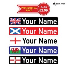 10 Personalised UK Flag