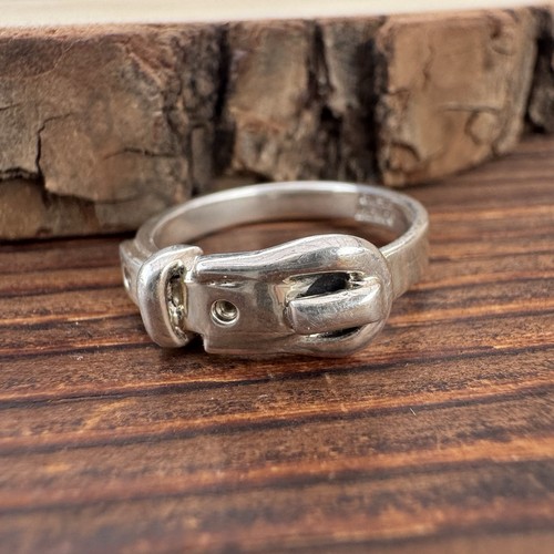 Sterling silver buckle - silver,