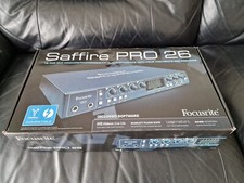 Focusrite Saffire Pro 26 Audio Interface - Boxed with Firewire-Thunderbolt cable