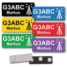 Radio Callsign Badge Name Call