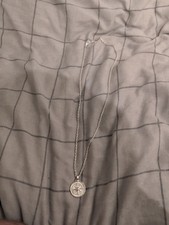 Silver Compass Necklace