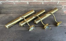 3 Vintage Brass Swan Neck