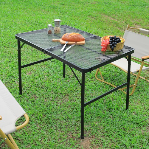 Folding grill table camping - table,