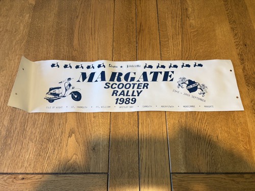 Vintage scooter rally leg - vintage,
