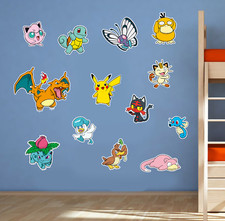 Pokemon mix multi pack Bedroom Wall Art Stickers