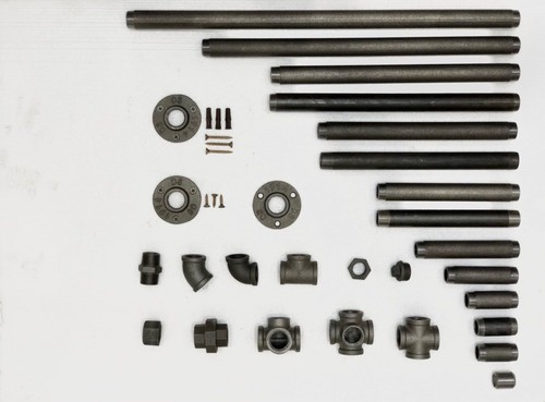 Malleable iron industrial pipe