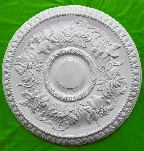 Plaster ceiling rose egg - rose,