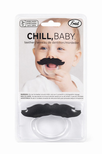 Baby moustache dummy pacifier - moustache,